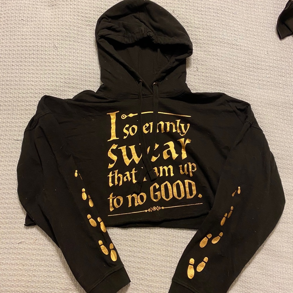 Harry Potter Cropped Hoodie